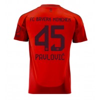 Maglie da calcio Bayern Munich Aleksandar Pavlovic #45 Prima Maglia 2024-25 Manica Corta